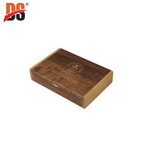 DS Customized Luxury Medal Box Precious Metal Gold Coin Gift Wooden Packing Box